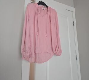 Crown & Ivy Soft Pink Blouse